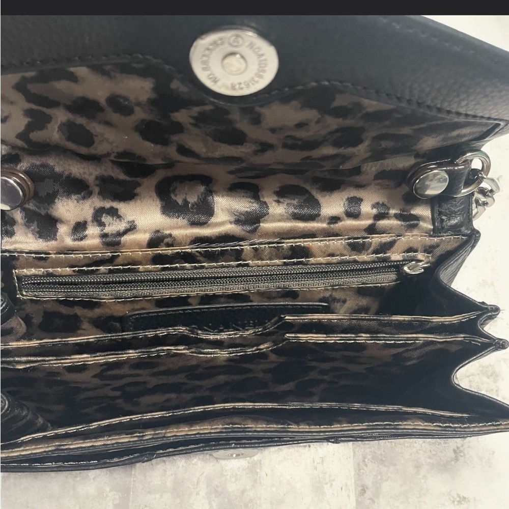 Tignanello Black Leather Crossbody Bag - Picture 13 of 13